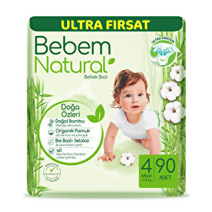 Bebem Natural Ultra Fırsat 4 Beden 90 Ad