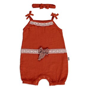 Bebemania DANTELLİ Müslin İp, Taba, 6 Ay