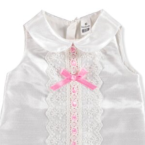 Yaz Kız Bebek Mevlüt Kıyafeti Modelli Yaka Tek Elbise