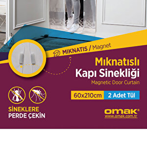 Beyaz Magnetli Kapı Sinekliği