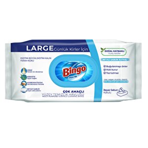 Bingo Beyaz Sabunlu Yüzey Temizlik 96adt