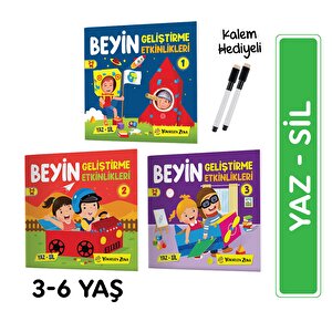 Beyin Geliştirme Etkinlikleri Yaz Sil Serisi Beyin Geliştirme Etkinlikleri Yaz Sil Serisi