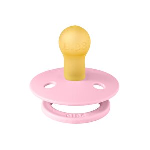 Bibs Colour Kauçuk Emzik-BabyPink-0-6 Ay