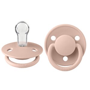Bibs De Lux Silikon Emzik-Blush-0-36 Ay