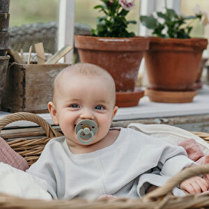 Bibs Colour Kauçuk Emzik-Sage-18+ Ay