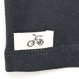 Bicycle Tshirt Çizgili Dokuma Pantolon Takım Erkek Bebek