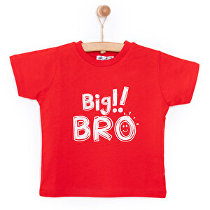 Big Bro Baskılı Basic Tshirt Erkek Bebek Big Bro Baskılı Basic Tshirt Erkek Bebek