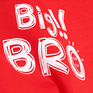 Big Bro Baskılı Basic Tshirt Erkek Bebek Big Bro Baskılı Basic Tshirt Erkek Bebek
