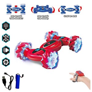 Bilekten Kontrollü 2.4G Işıklı ve Müzikli Araba