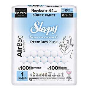Sleepy Bio Natural Airbag 1 Beden 64 A Sleepy Bio Natural Airbag 1 Beden 64 A
