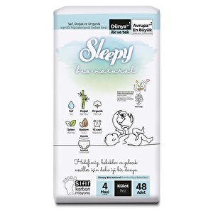 Sleepy Bio Natural Külot Bez, 4 Beden 48