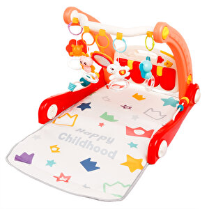 Aktivite Halısı & İlk Adım Arabası - Pembe