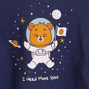 Erkek Bebek Pijama Takım İnterlok Hayvan Desenli Bisiklet Yaka Uzun Kol Lacivert Erkek Bebek Pijama Takım İnterlok Hayvan Desenli Bisiklet Yaka Uzun Kol Lacivert