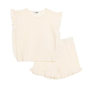 HelloBaby Bluz-Şort, Ekru, 6 - 9 Ay