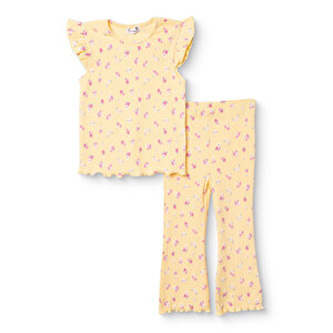 HelloBaby Bluz-T, Sarı Baskılı, 3 - 6 Ay