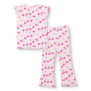 HelloBaby Bluz-, Pembe Baskılı, 3 - 6 Ay