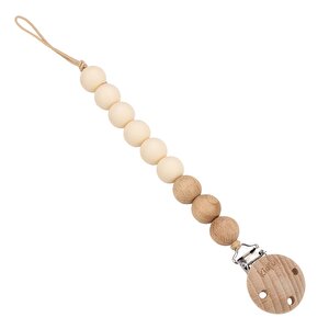 Kidful Boncuk Emzik Askısı - Almond Kidful Boncuk Emzik Askısı - Almond