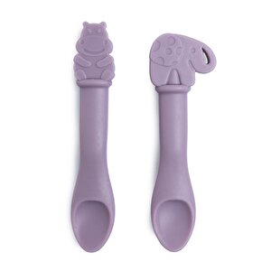 Pandish BudDy Silikon Kaşık 2'li Lila Hi