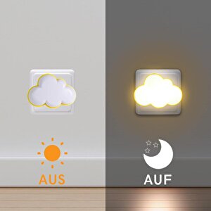 Bulut Priz Girişli Gece Lambası