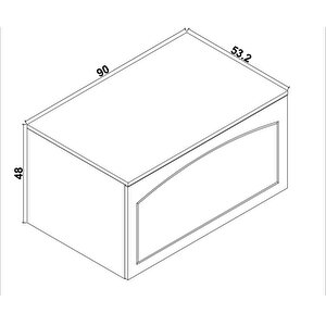 Montessori Çok Amaçlı Çekmece/Masa Beyaz