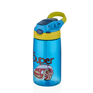 Tritan, Pipetli Matarası 500 ml, Turkuaz