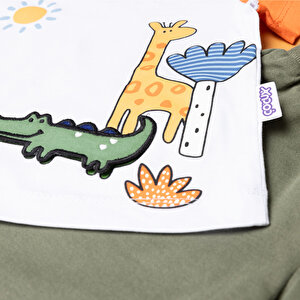 Fun World 3D Erkek Tshirt-Şort Erkek Bebek Fun World 3D Erkek Tshirt-Şort Erkek Bebek