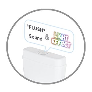 Bebek Tuvalet Eğitimi Lazımlık Klozet 18 Ay+ Beyaz