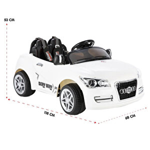 Pilsan Tery Bery 12 V Akülü Araba Uzaktan Kumandalı 4*2 Beyaz Pilsan Tery Bery 12 V Akülü Araba Uzaktan Kumandalı 4*2 Beyaz