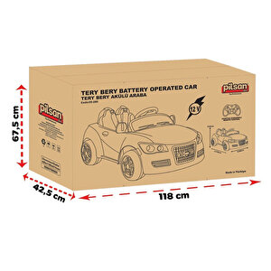 Pilsan Tery Bery 12 V Akülü Araba Uzaktan Kumandalı 4*2 Beyaz Pilsan Tery Bery 12 V Akülü Araba Uzaktan Kumandalı 4*2 Beyaz
