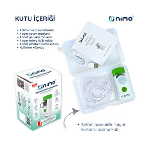 Nimo Taşınabilir Mesh Nebulizatör Nimo Taşınabilir Mesh Nebulizatör