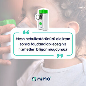 Nimo Taşınabilir Mesh Nebulizatör Nimo Taşınabilir Mesh Nebulizatör