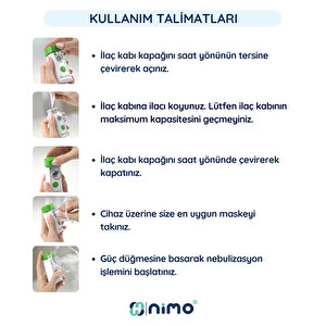 Nimo Taşınabilir Mesh Nebulizatör Nimo Taşınabilir Mesh Nebulizatör