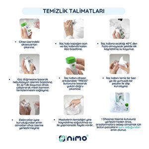 Nimo Taşınabilir Mesh Nebulizatör Nimo Taşınabilir Mesh Nebulizatör