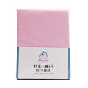 Little Dreams Çarşaf, Pembe, 90x190