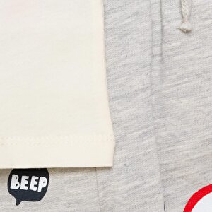 Cars&Roads Yol Baskılı Erkek Tshirt-Şort Erkek Bebek