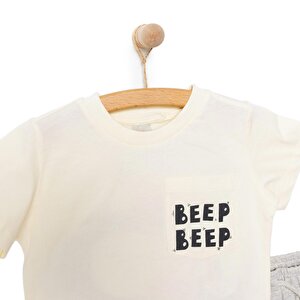 Cars&Roads Yol Baskılı Erkek Tshirt-Şort Erkek Bebek