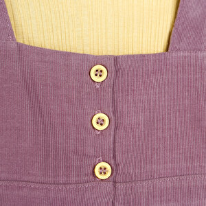 Winter Fresh Düğme Aksesuarlı Cepli Jile- Fırfırlı Sweatshirt Takım