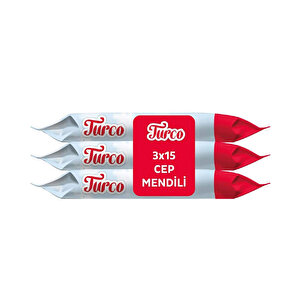 Baby Turco Cep Mendili 3x15 Adet