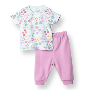 HelloBaby Yenidoğan Tshirt-P, Ekru, 3 Ay