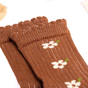 Çiçek Desenli 5'li Soket Çorap Kız Bebek Çiçek Desenli 5'li Soket Çorap Kız Bebek