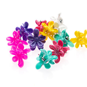 Çiçek Kıskaçlı Toka Kız Bebek