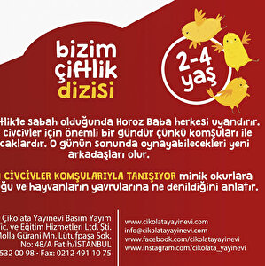 Afacan Civcivler Komşularıyla Tanışıyor Bebek Masal Meltem Erinçmen Kanoğlu