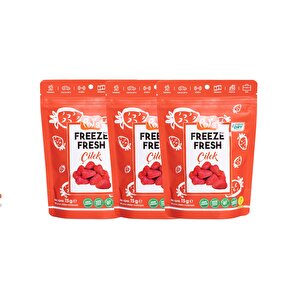 Çilek Paketi (3'lü Freeze Fresh Çilek)