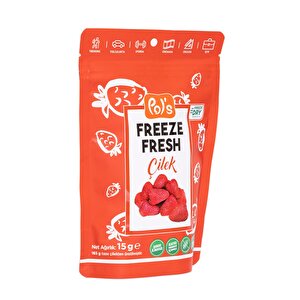 Çilek Paketi 3'lü Freeze Fresh Çilek 15x3 gr Çilek Paketi 3'lü Freeze Fresh Çilek 15x3 gr