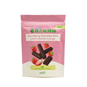 HAMMM Çilek Çikolata Kaplı Meyve Bar 30g HAMMM Çilek Çikolata Kaplı Meyve Bar 30g