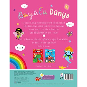 Çiz – Sil Aktivite Kitabı Büyülü Dünya