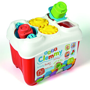 Clemmy Bebek Blokları Kova 15 Parça