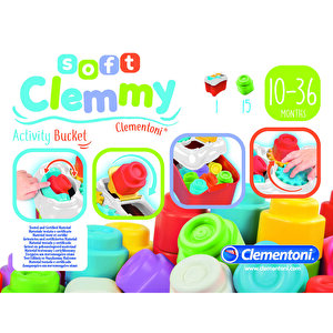 Clemmy Bebek Blokları Kova 15 Parça