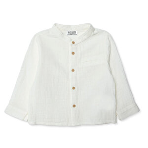 HelloBaby Cool Boy Gömle, Ekru, 6 - 9 Ay