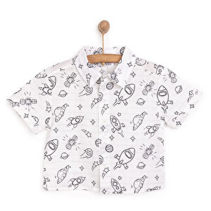 HelloBaby Cosmic Line Erkek, Ekru, 9 Ay
